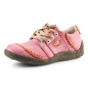 TMA Eyes Women's Sneakers 7M EU 37 Red Stitch Detail Leather.